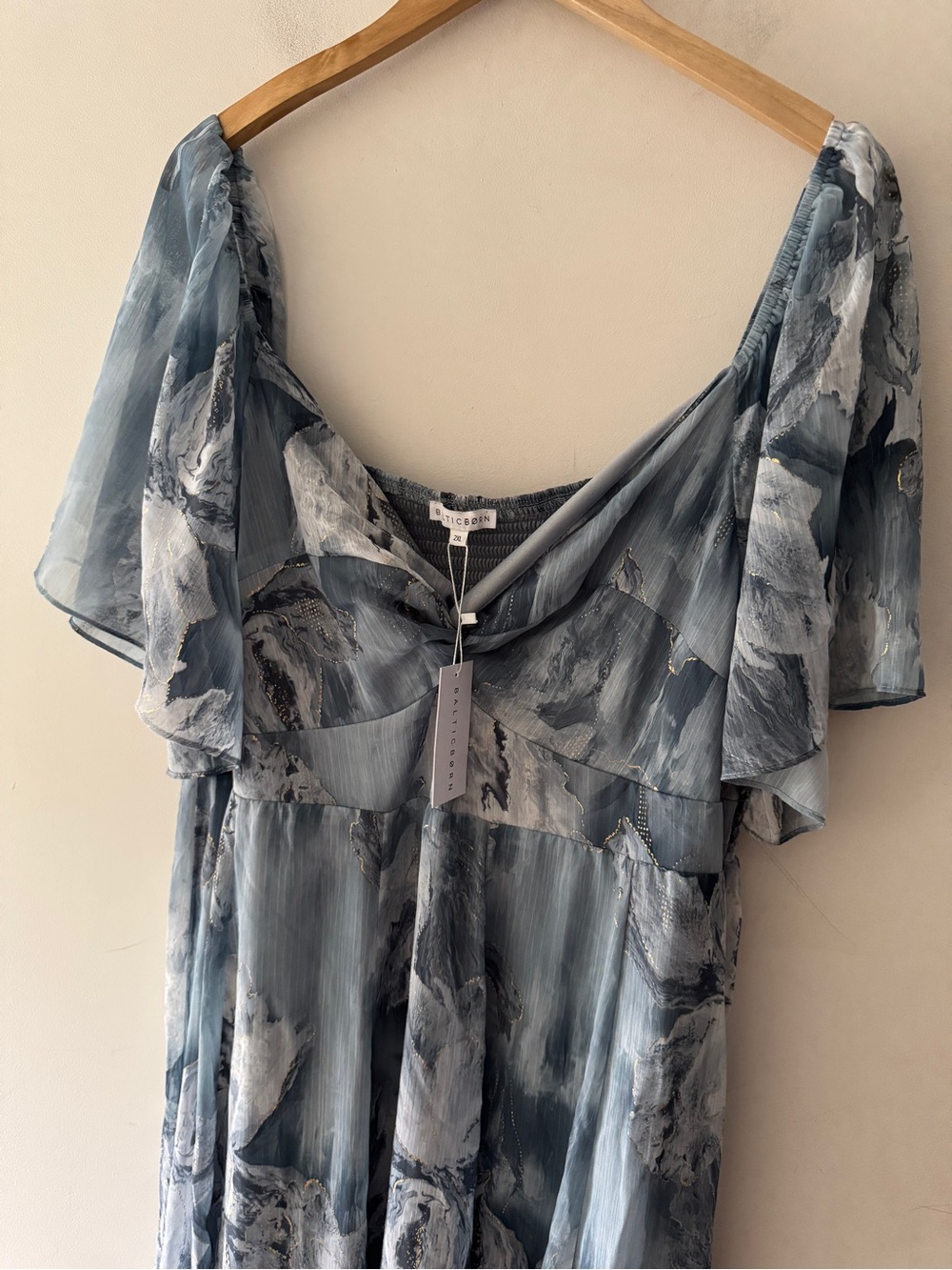 Baltic Born NEW Light Blue Floral Positano Maxi Dress - Picture 4 of 16